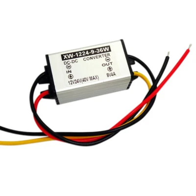 new DC12V/24V To DC9V 4A 36W Step Down Power Supply Converter Regulator Module - Image 1 of 4