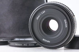 【MINT w/finder Hood】 Nikon Ai-s Nikkor 45mm f/2.8 P Lens Black MF From JAPAN - Picture 1 of 10