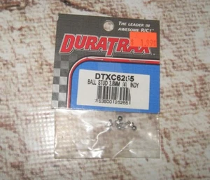 VINTAGE DURATRAX BALL STUDS STEEL 3.8 mm INDY RC (4) DTXC6255 - Picture 1 of 2