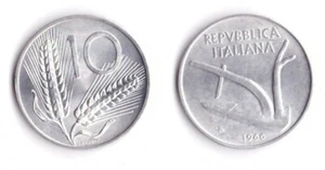 1966 Italien Lire 10 Ähren Fior di Conio Unc - Bild 1 von 1