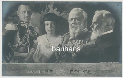 AK Bayern in Erb Folge Luitpold  ADEL & Monarchie  (6127x) - Bild 1 von 2