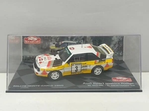 Audi Sport Quattro Monte Carlo 1985 Rohrl Geistdoorfer #3 Edicola 1:43 Usato - Foto 1 di 5