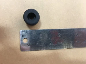 1421T7 Bumper Feet Rubber 0.7in Dia x 0.5in Ht Black - 10 pcs per pack - Picture 1 of 4