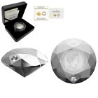 2021 $50 Forevermark Black Label Round Diamond - Pure Silver Diamond-Shaped Coin