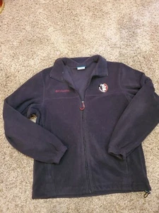 Columbia Mens Fleece Zip Up Florida State Embroidered Jacket Black Sz M - Picture 1 of 6