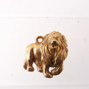 * Fève métal doré pendentif - UN LIION - Imagen 1 de 1