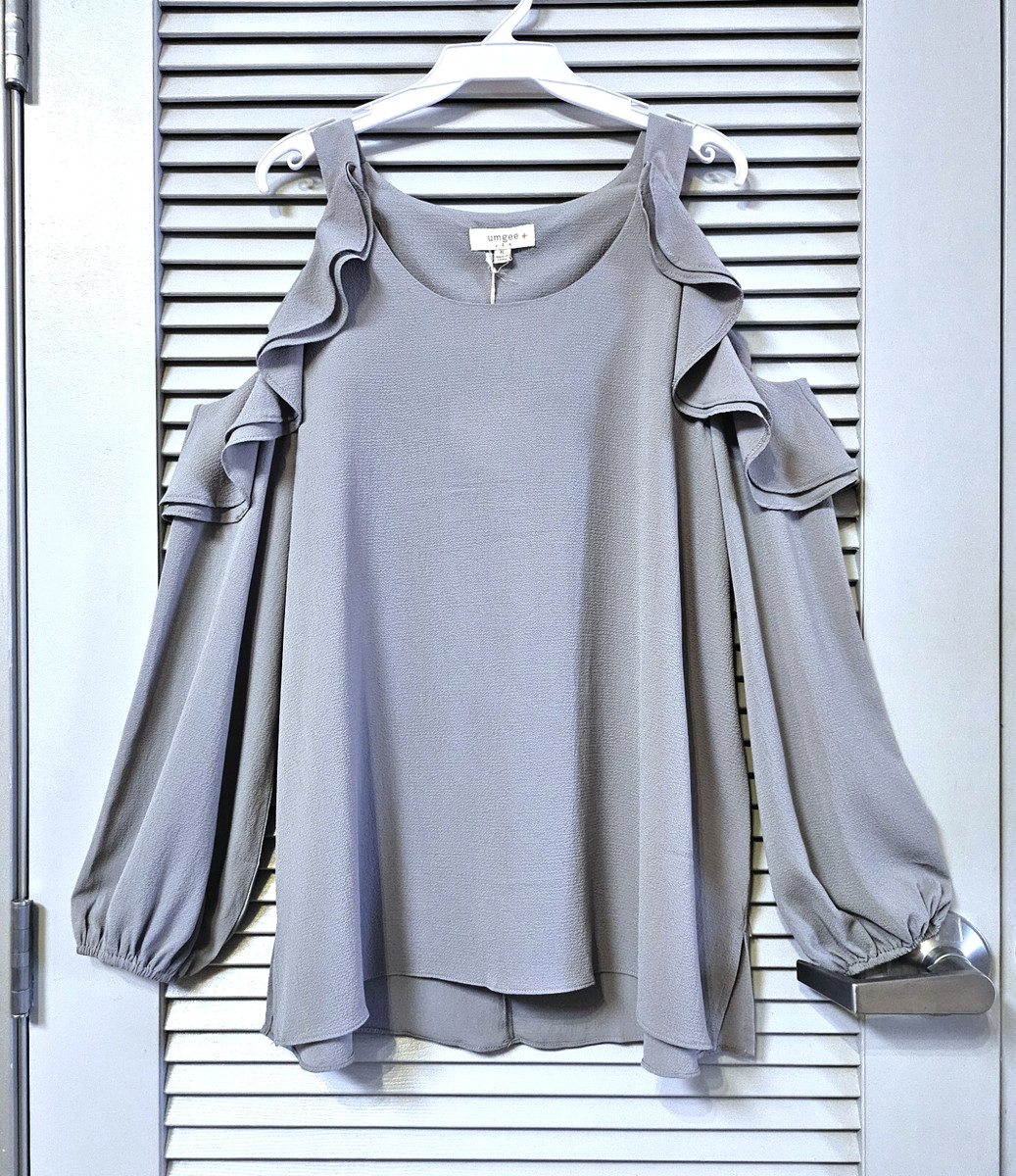 Cold Shoulder Sleeve Plus Size Tops for Women for sale | eBay