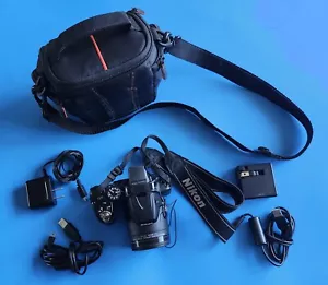 NIKON COOLPIX P530 16.1MP 42X HDMI DIGITAL CAMERA - BLACK WITH CASE USED ONCE! - Picture 1 of 10