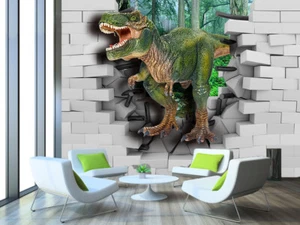 3D Art Dinosaur 3896 Wallpaper Mural Wall Print Wall Wallpaper Murals US Coco - Picture 1 of 11