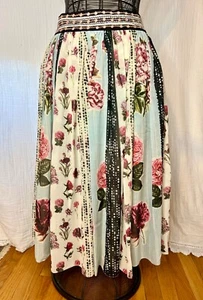 NWT Anthropologie Size 12 Verb Pallavi Cottagecore Boho Floral Skirt - Picture 1 of 20