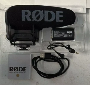 Rode VideoMic Pro+ Pro Plus Camera-Mount Shotgun Microphone Black Works - Picture 1 of 7