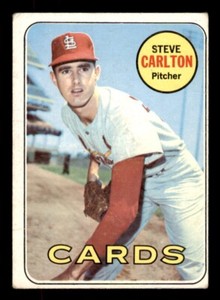 1969 Topps Baseball #255 Steve Carlton VG *e1