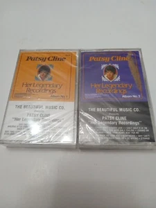 Patsy Cline - 2 Cassettes *UNOPENED* Her Legendary Recordings - Album No. 1 & 2 - Picture 1 of 6