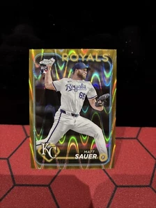 Matt Sauer Topps Chrome Update Gold Ray Wave 29/50 RC Clean! - Bild 1 von 4