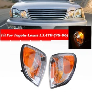 2x Turn Signal Parking Corner Light Yellow Lens w/bulb For Lexus LX470 1998~2007 - Picture 1 of 8