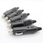 Car Cigarette Lighter Plugs Fuse Outlet Black Abs Male Socket Auto High Power