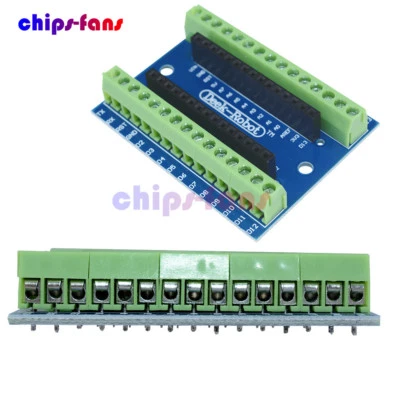 1~10PCS Nano Terminal Adapter for the Arduino Nano V3.0 AVR ATMEGA328P-AU Board - Image 1 of 4