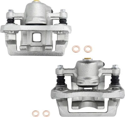 Juego: 2 pinzas de freno traseras con soporte para HYUNDAI SONATA XG300 XG350 KIA MAGENTIS Foto 1 de 4