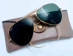 Ray Ban Vintage B&L Outdoorsman Driving Arista Green Made In Usa - Picture 1 of 8