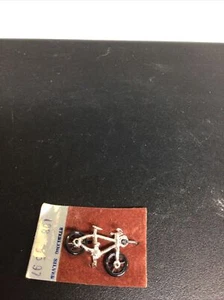 Vintage sterling silver bicycle charm. About 1 inch wide, never worn - Picture 1 of 4
