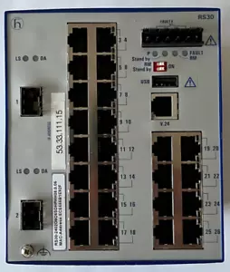 Hirschmann RS30 Rail Switch RS30-24020606SDHPHH08.0.05 - Bild 1 von 4