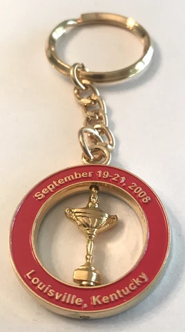 2008 Ryder Cup Valhalla Key Chain Louisville KY Golf Themed Cover