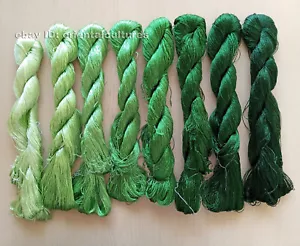 8bundles 100%natural mulberry silk,hand-dyed suzhou embroidery silk floss/thread - Picture 1 of 12