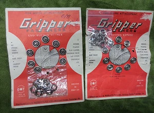 #D249.  AUSTRALIAN MADE FASTENERS ON TWO  CARDS - Bild 1 von 1