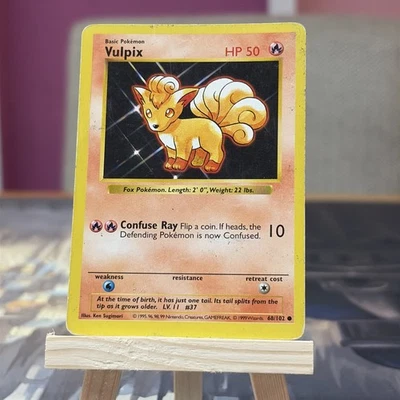Vulpix 068/102 Base Set (Shadowless) Regular - Image 1 of 4