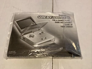 Nintendo Game Boy Advance SP Console Instruction Manual Gpa Card Insert Only New - Picture 1 of 2