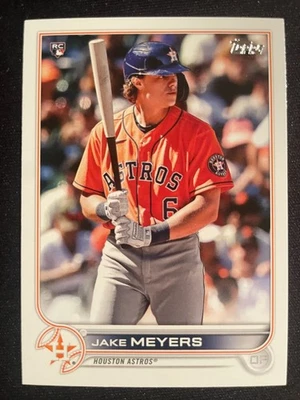 Jake MEYERS RC 2022 Topps Series One Rookie #295 Houston Astros - Image 1 of 2