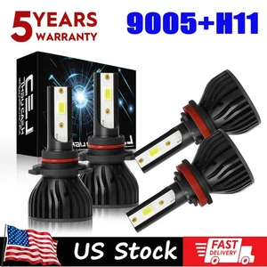 Combo de 6 k bombillas LED altas/bajas para Honda Civic 2016 2017 2018 2019 2020 - Imagen 1 de 11