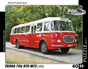 Puzzle BUS 06 - ŠKODA 706 RTO MTZ (1970) 40 Piezas - Imagen 1 de 2