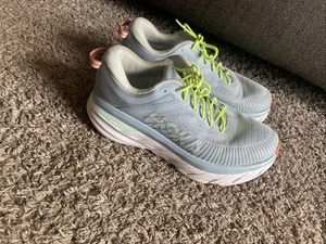 Zapatos deportivos Hoka One One para mujer azul malla ancha Bondi 7 talla 9,5 D sin plantillas - Imagen 1 de 11