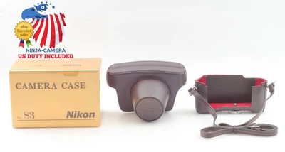 [Unused Box] Nikon S3 Year 2000 Limited Edition Genuine Leather Case From JAPAN - Image 1 of 4