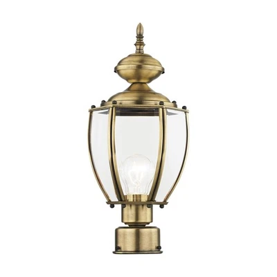 Livex Lighting - 1 Light Outdoor Post Top Lantern in Outdoor BasicsTraditional - Image 1 of 3