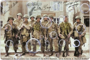 Insegna in metallo - Banda dei Fratelli - 101° Divisione Aviotrasportata - Foto 1 di 12