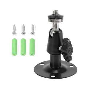 Wandhalterung Schwarz Metall Überwachungskamera Wandhalterung 7,62cm Z7O91198 - Bild 1 von 9