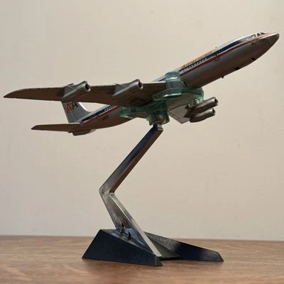 AMERICAN AIRLINES, AERO MINI, DIE CAST AIRPLANE 707 320B VTG 1970S MODEL REPLICA - Image 1 of 4
