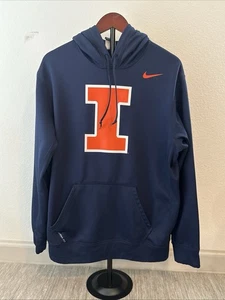 Nike Men's Therma Fit University of Illinois Hoodie Sweatshirt - Picture 1 of 10