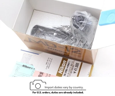 [Almost Unused in BOX] Nikon MD-12 Motor Drive For FM3A FM2N FE2 FA From JAPAN - Image 1 of 4