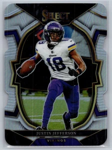 2022 Panini Select #50 Justin Jefferson Silver Prizm Die Cut - Picture 1 of 2