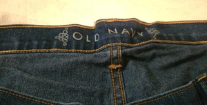 Old Navy Jeans Womens Sz 18 32" Length Flare High Waisted Denim Blue Stretch - Picture 1 of 4