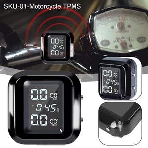 Motorcycle TPMS Celsius And Fahrenheit Units Dedicated Radio Frequency - Picture 1 of 11