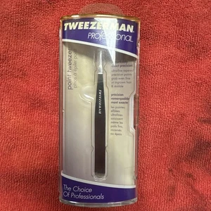 Pinza de punto profesional nueva sellada Tweezerman #1240-P - Imagen 1 de 3