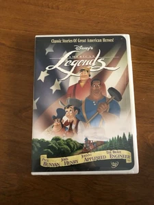Disneys American Legends DVD - Classic Stories of Great American Heroes Sealed - Imagen 1 de 4