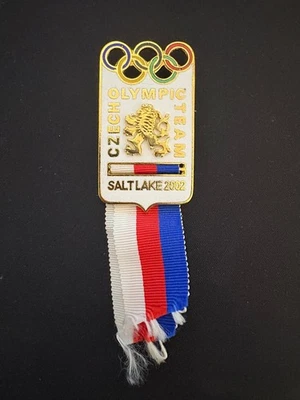 1 Olympic pin Salt Lake city 2002 NOC Czechoslovakia - Image 1 of 2