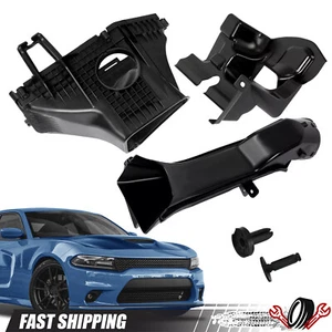 Cold Air Box & Intake Tube For Dodge Charger Scat Pack Hellcat Style 2019-2023 - Picture 1 of 22