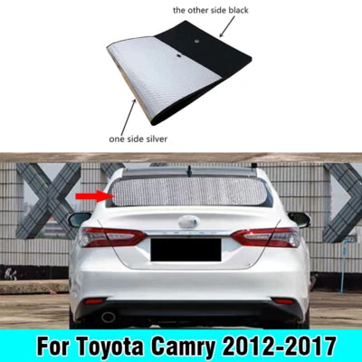 Capa para-brisa traseira privacidade interior grossa para Toyota Camry 2012-2017 - Imagem 1 de 4