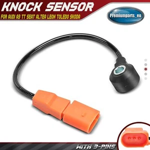 Knock Sensor for Audi A3 TT Seat Altea Leon Toledo Skoda VW Golf Jetta Passat - Picture 1 of 10